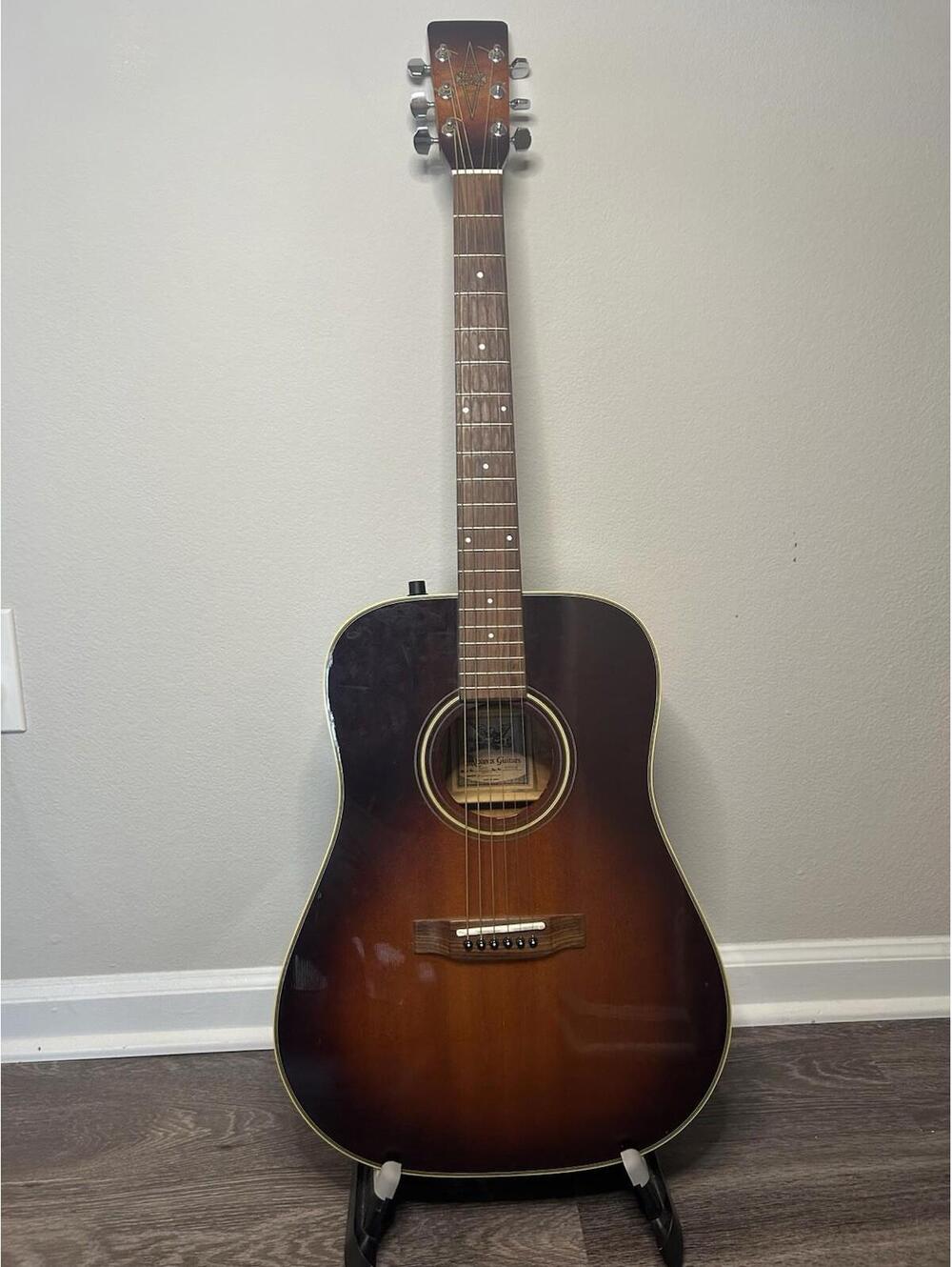 Vintage 70s Korean Alvarez Acoustic Guitar 5070 Sunburst